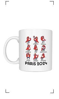 Pariswave / MUG MASCOTTE DES JEUX OLYMPIQUE DE PARIS 2024