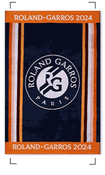 Roland Garros / SERVIETTE OFFICIELLE ROLAND GARROS 2024 MARINE