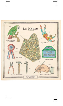 Marin Montagut / FOULARD LE MARAIS GRAND