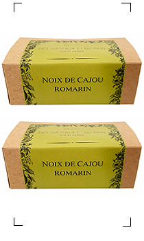 Des Gateaux et du Pain / NOIX DE CAJOU ROMARIN 2PC