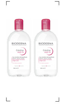 Bioderma / CREALINE TS H2O SOLUTION MICELLAIRE X 2 PIECES