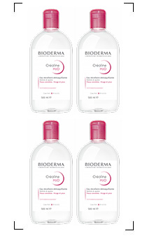 Bioderma / CREALINE H2O SOLUTION MICELLAIRE X 4 PIECES